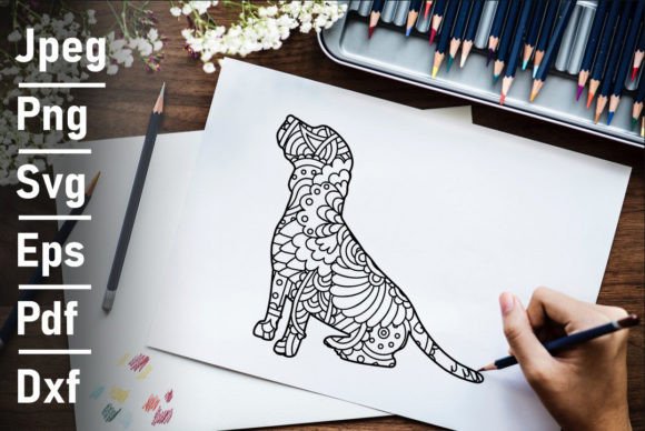 Beagle Dog for Adult Coloring Book Kids