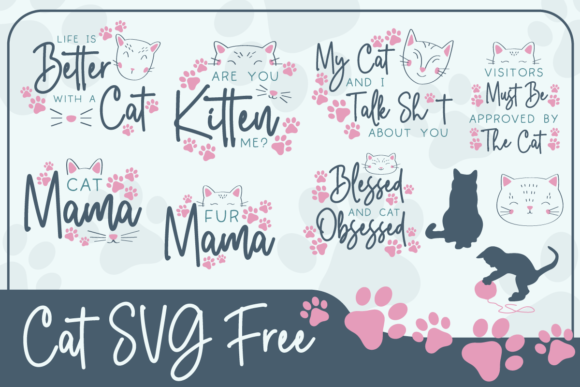 Cat SVG Free: Graphics for Creative Brands
