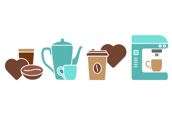 Coffee Element Design Vector