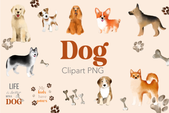 Dog Clipart PNG Free Graphics