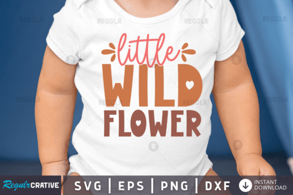 FREE Little Wild Flower Svg Design for Graphics and Crafts