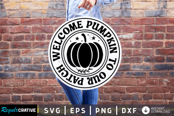 FREE Welcome Pumpkin to Our Patch