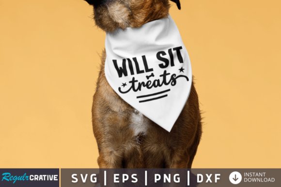 FREE Will Sit Treats Svg Design: Graphics and Crafts in Action