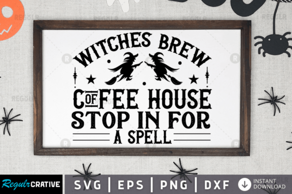 FREE Witches Brew Coffee House Stop in F Graphics & Crafts