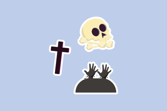 Halloween Icons Graphic Bundling Art
