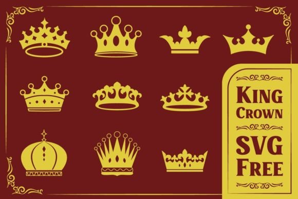 King Crown SVG Free Graphics