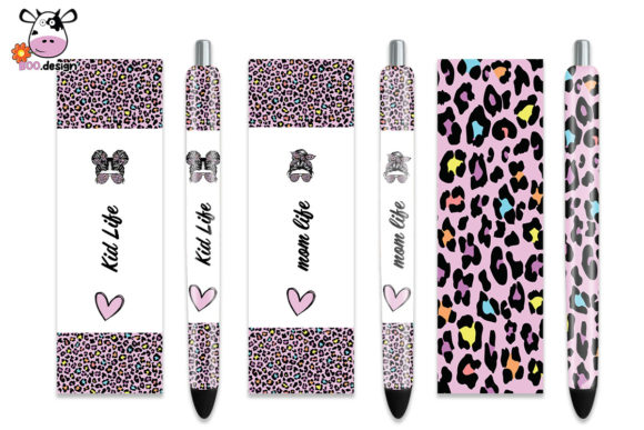 Mom Life Kid Life Pen Wrap Graphics