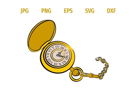 Old Pocket Watch: Graphics & Freebies for Creative Design