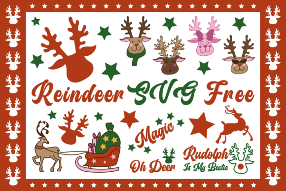 Reindeer SVG Free Graphics
