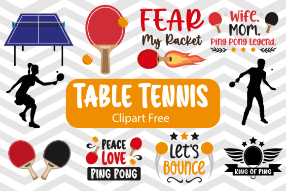 Table Tennis Clipart Free Graphics
