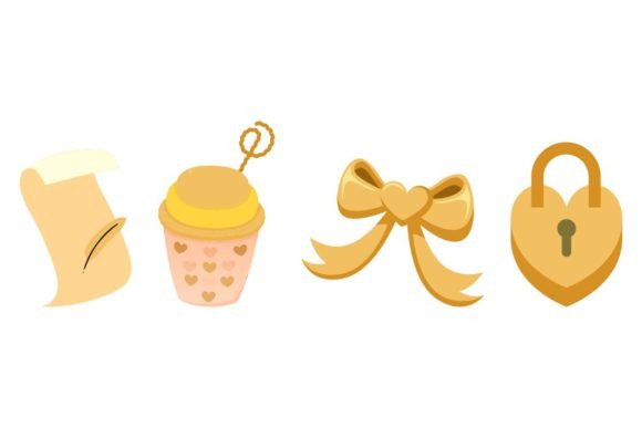 Yellow Valentines Graphics Freebies